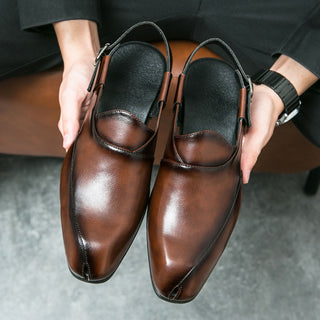 Giovanni Split-Toe Leather Shoes