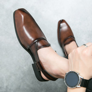 Giovanni Split-Toe Leather Shoes