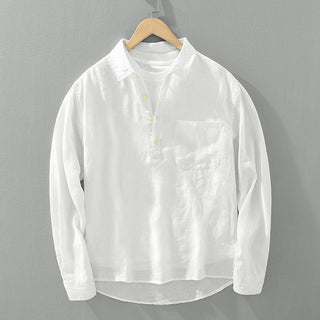 Kyoto Linen Pullover Shirt