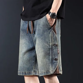 Tomas Retro Button Shorts