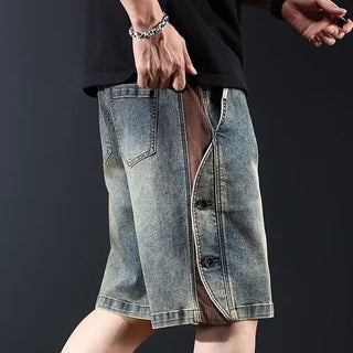 Tomas Retro Button Shorts