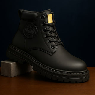 Hugo Leather Lace-Up Boots