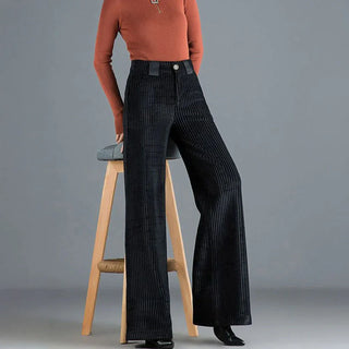 Ava Ribbed Velvet Pants