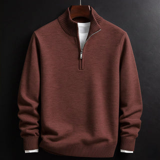 Dorian Cotton Half-Zip Sweater