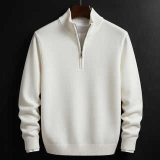 Dorian Cotton Half-Zip Sweater