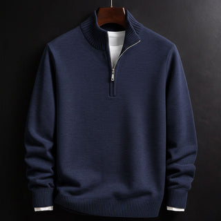 Dorian Cotton Half-Zip Sweater