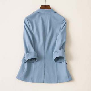 Clara Linen–Silk Blazer