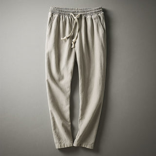 Enzo Cotton Drawstring Pants