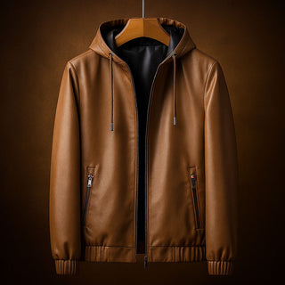 Lysander Leather Zip Jacket