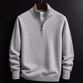Dorian Cotton Half-Zip Sweater