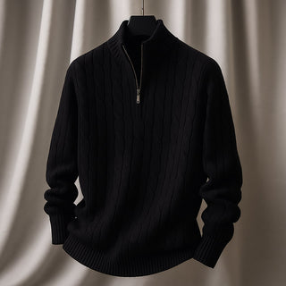 Silvio Cable Half-Zip Sweater