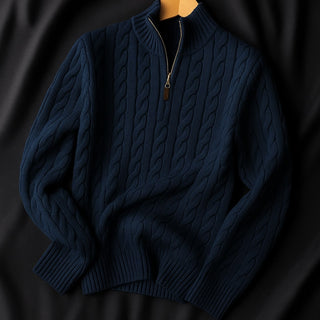 Isola Wool Zip Collar Sweater