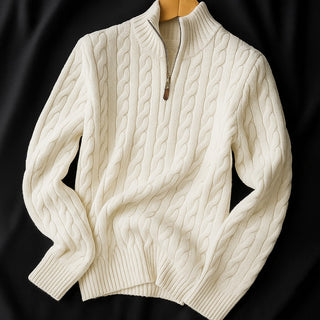 Isola Wool Zip Collar Sweater