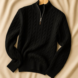 Isola Wool Zip Collar Sweater
