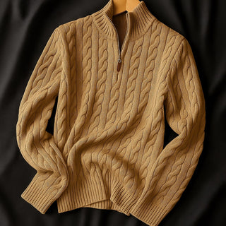 Isola Wool Zip Collar Sweater