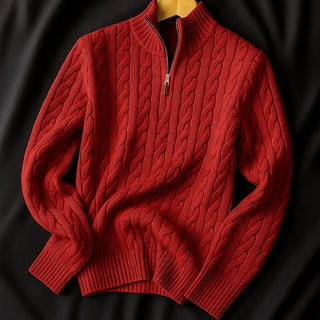 Isola Wool Zip Collar Sweater