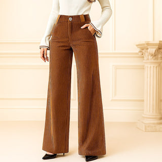 Claudia Corduroy Wide-Leg Trousers