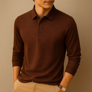 Dario Long-Sleeve Polo