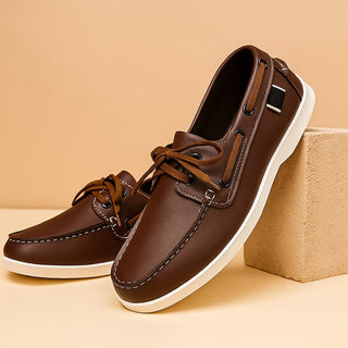 Sergio Leather Boat Shoes