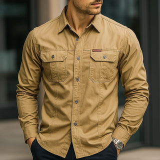 Dario Cotton Utility Shirt