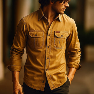 Dario Cotton Utility Shirt