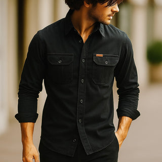 Dario Cotton Utility Shirt