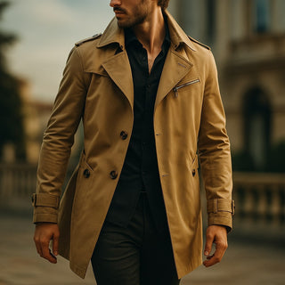Lorenzo Cotton Trench Jacket
