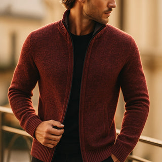 Luca Knit Zip Jacket