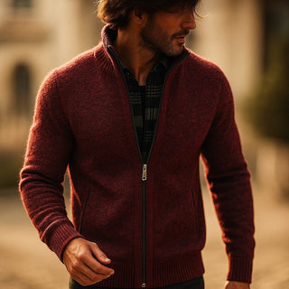 Luca Knit Zip Jacket