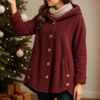 Lucia Hooded Fleece Coat