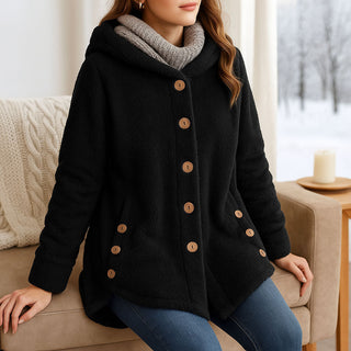 Lucia Hooded Fleece Coat