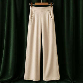 Lucia Wool Wide-Leg Trousers