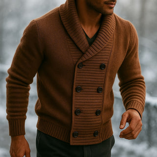 Adriano Cotton Shawl Cardigan