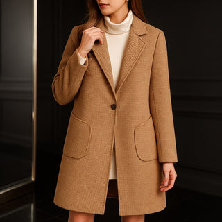 Valeria Structured Woven Coat