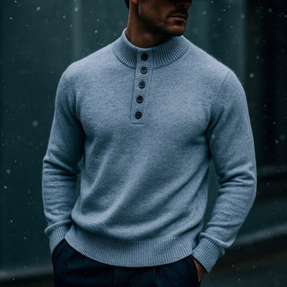 Adriano Wool Button Sweater