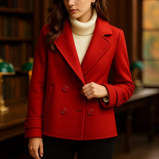 Lucia Wool Peacoat