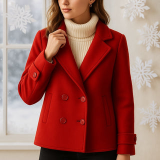 Lucia Wool Peacoat