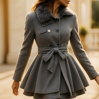 Valentina Structured Belted Coat