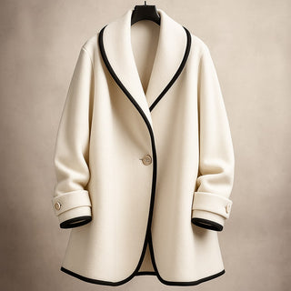 Renata Wool Shawl Coat