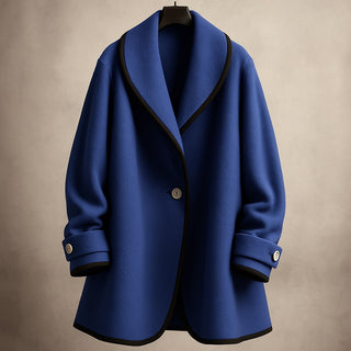 Renata Wool Shawl Coat