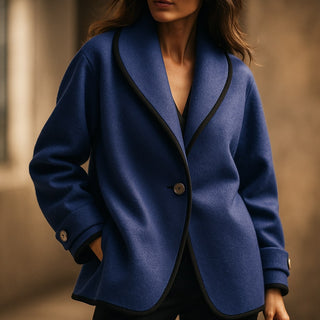 Renata Wool Shawl Coat