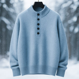 Adriano Wool Button Sweater