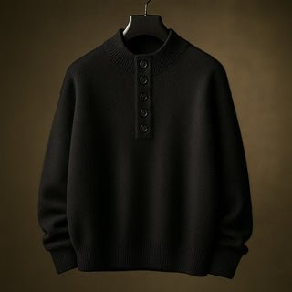 Adriano Wool Button Sweater