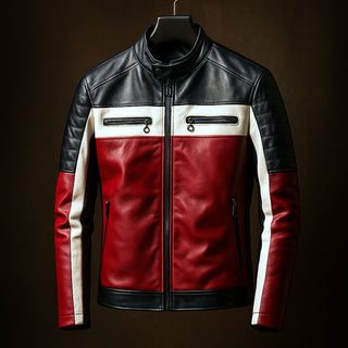 Dario Leather Racer Jacket