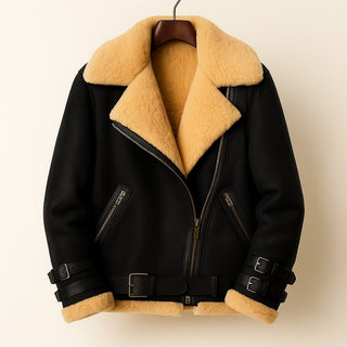 Elena Shearling Leather Jacket
