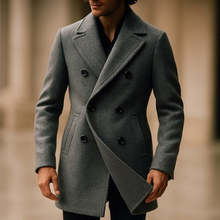 Matteo Wool Peacoat