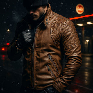 Lorenzo Leather Moto Jacket