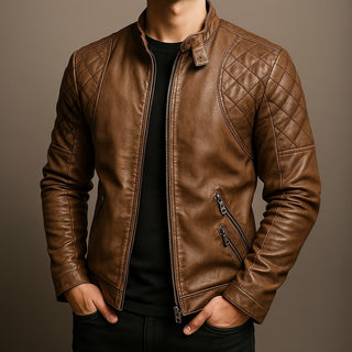 Lorenzo Leather Moto Jacket