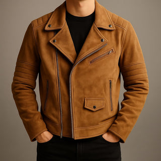 Angelo Leather Biker Jacket