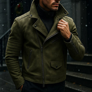 Angelo Leather Biker Jacket